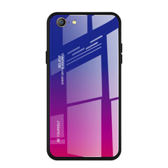 Gradient Color Glass Case, For OPPO A57 / A39, For OPPO Reno Z, For Galaxy A7 (2018), For Xiaomi Mi Max 3