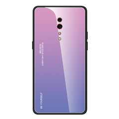 Gradient Color Glass Case, For OPPO A57 / A39, For OPPO Reno Z, For Galaxy A7 (2018), For Xiaomi Mi Max 3