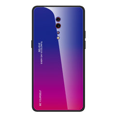 Gradient Color Glass Case, For OPPO A57 / A39, For OPPO Reno Z, For Galaxy A7 (2018), For Xiaomi Mi Max 3