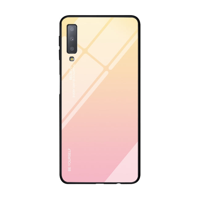 Farbverlauf-Glasgehäuse, für Xiaomi Redmi 7A, für Huawei Mate 30 Pro, für Huawei Nova 5, für Huawei P Smart Z