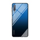 For Galaxy A7 (2018) / Blue