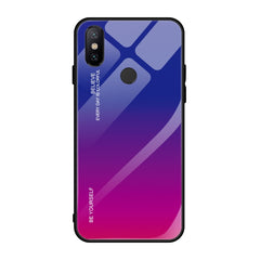 Gradient Color Glass Case, For OPPO A57 / A39, For OPPO Reno Z, For Galaxy A7 (2018), For Xiaomi Mi Max 3