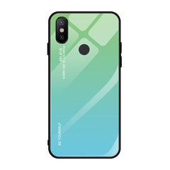 Gradient Color Glass Case, For OPPO A57 / A39, For OPPO Reno Z, For Galaxy A7 (2018), For Xiaomi Mi Max 3