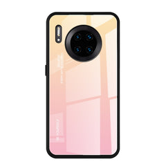 Gradient Color Glass Case, For Xiaomi Redmi 7A, For Huawei Mate 30 Pro, For Huawei Nova 5, For Huawei P Smart Z