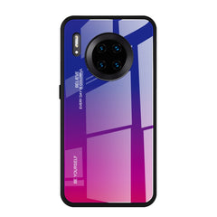 Gradient Color Glass Case, For Xiaomi Redmi 7A, For Huawei Mate 30 Pro, For Huawei Nova 5, For Huawei P Smart Z