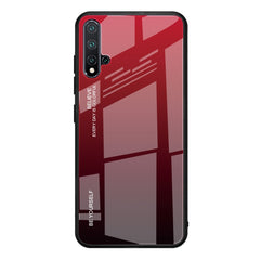 Gradient Color Glass Case, For Huawei Nova 5, For Huawei P Smart Z, For Huawei Nova 5i