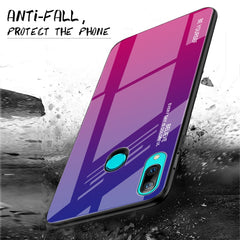 Estuche de vidrio con degradado de color para OnePlus 7, OPPO A9 (2020), OPPO F3 y OPPO F5
