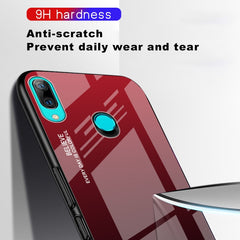 Estuche de vidrio con degradado de color para OnePlus 7, OPPO A9 (2020), OPPO F3 y OPPO F5