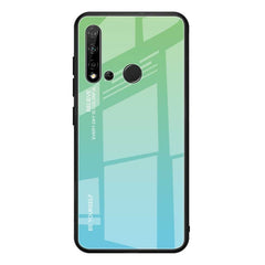 Estuche de vidrio con degradado de color para Huawei Nova 5i, Huawei Honor 20, Galaxy A10s y Galaxy A80