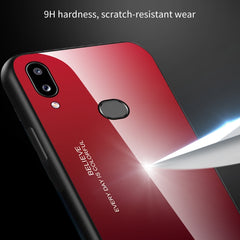 Estuche de vidrio con degradado de color para Vivo V7, Vivo V11, Vivo X23, Vivo Y17