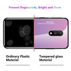 Gradient Color Glass Case, For OnePlus 7, For OPPO A9 (2020), For OPPO F3, For OPPO F5