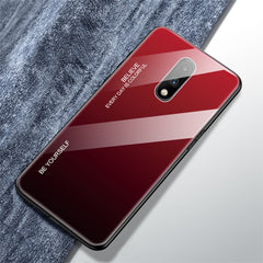 Estuche de vidrio con degradado de color para Vivo V7, Vivo V11, Vivo X23, Vivo Y17
