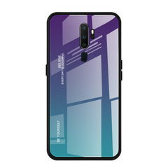 Gradient Color Glass Case, For OnePlus 7, For OPPO A9 (2020), For OPPO F3, For OPPO F5