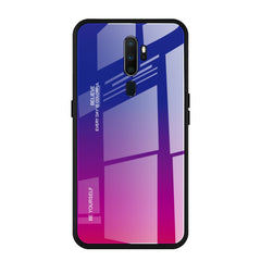 Gradient Color Glass Case, For OnePlus 7, For OPPO A9 (2020), For OPPO F3, For OPPO F5