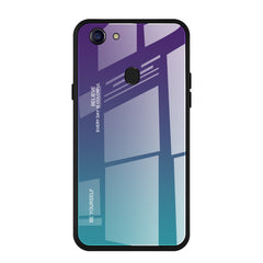 Gradient Color Glass Case, For OnePlus 7, For OPPO A9 (2020), For OPPO F3, For OPPO F5