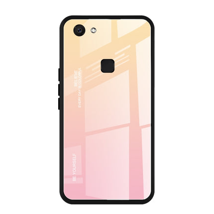 Gradient Color Glass Case, For OPPO F5, For Vivo V7, For Vivo V11