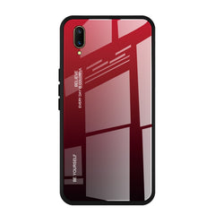 Gradient Color Glass Case, For Vivo V7, For Vivo V11, For Vivo X23, For Vivo Y17