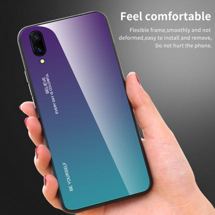 Gradient Color Glass Case, For Vivo X23, For Vivo Y17, For Vivo Y83