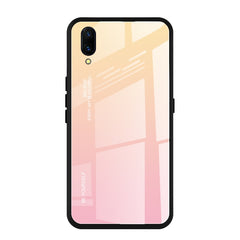 Gradient Color Glass Case, For Vivo V7, For Vivo V11, For Vivo X23, For Vivo Y17