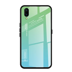 Gradient Color Glass Case, For Vivo V7, For Vivo V11, For Vivo X23