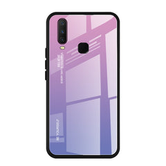 Gradient Color Glass Case, For Vivo V7, For Vivo V11, For Vivo X23, For Vivo Y17