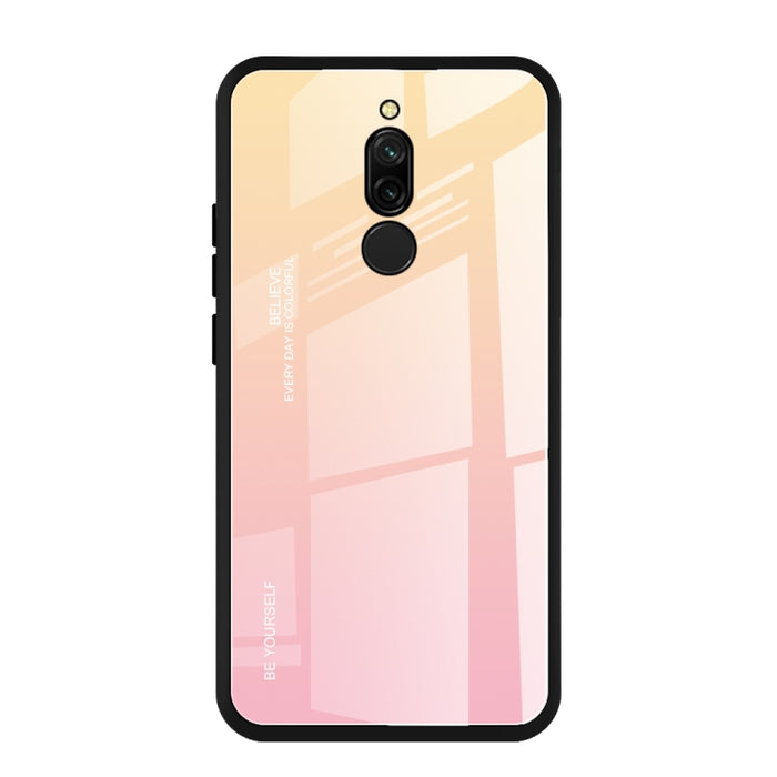 Gradient Color Glass Case, For Xiaomi Redmi 8, For Xiaomi Redmi 8A, For Xiaomi Redmi Note 8T