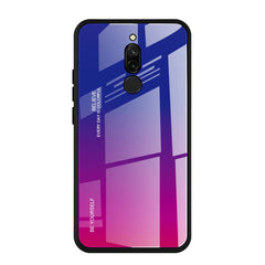 Gradient Color Glass Case, For Vivo Y17, For Vivo Y83, For Xiaomi Redmi 8