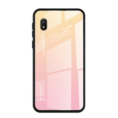 Estuche de vidrio con degradado de color para Huawei Enjoy 10, Galaxy A10e, Galaxy A90 5G y Xiaomi Mi CC9 Pro