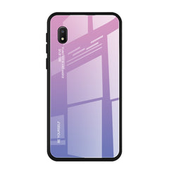 Estuche de vidrio con degradado de color para Huawei Enjoy 10, Galaxy A10e, Galaxy A90 5G y Xiaomi Mi CC9 Pro