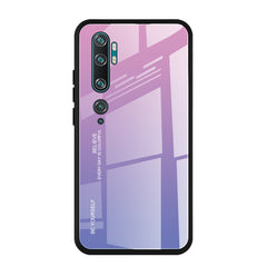 Estuche de vidrio con degradado de color para Huawei Enjoy 10, Galaxy A10e, Galaxy A90 5G y Xiaomi Mi CC9 Pro