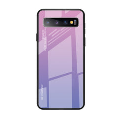 Gradient Color Glass Case, For Galaxy S10 5G, For Xiaomi Mi CC9e, For iPhone SE 2022 / SE 2020 / 8 / 7, For iPhone XS / X