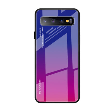 Gradient Color Glass Case, For Galaxy S10 5G, For Xiaomi Mi CC9e, For iPhone SE 2022 / SE 2020 / 8 / 7