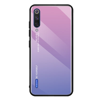 Gradient Color Glass Case, For Galaxy S10 5G, For Xiaomi Mi CC9e, For iPhone SE 2022 / SE 2020 / 8 / 7