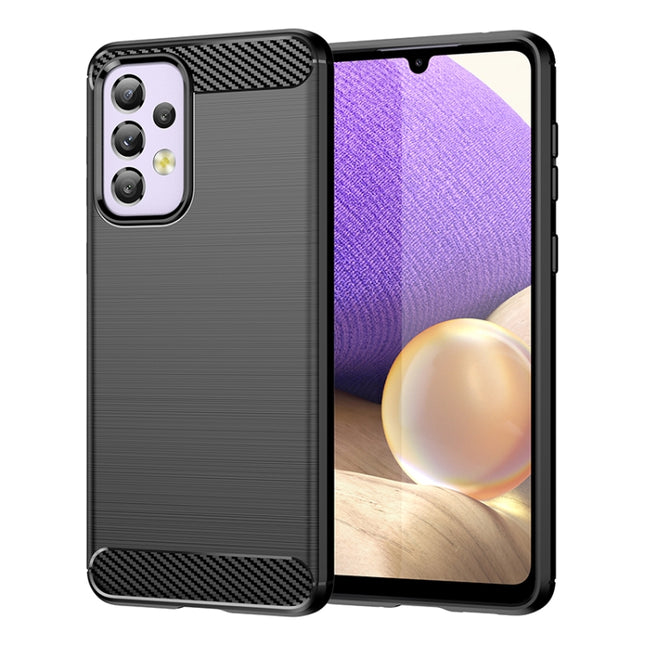 Brushed Texture Carbon Fiber TPU Phone Case, For Samsung Galaxy A33 5G, For Samsung Galaxy A53 5G