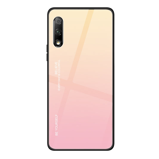 Gradient Color Glass Case, For Huawei Honor 9X, For Galaxy A8s, For Galaxy A10
