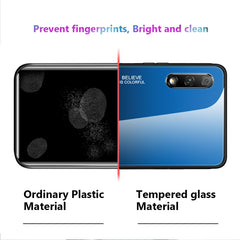 Gradient Color Glass Case, For Huawei Honor 9X, For Galaxy A8s, For Galaxy A9 (2018), For Galaxy A10