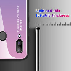 Gradient Color Glass Case, For Galaxy A30, For Galaxy A50, For Galaxy A60, For Galaxy A70