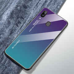 Gradient Color Glass Case, For Galaxy A30, For Galaxy A50, For Galaxy A60, For Galaxy A70