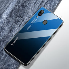 Gradient Color Glass Case, For Galaxy A30, For Galaxy A50, For Galaxy A60, For Galaxy A70