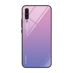 Gradient Color Glass Case, For Galaxy A30, For Galaxy A50, For Galaxy A60, For Galaxy A70