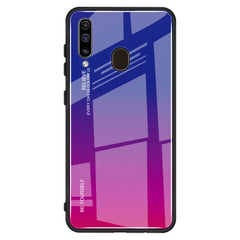 Gradient Color Glass Case, For Galaxy A30, For Galaxy A50, For Galaxy A60, For Galaxy A70