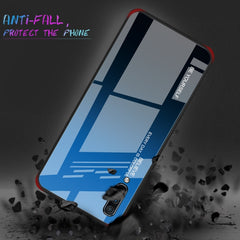 Gradient Color Glass Case, For Galaxy A70, For Galaxy M10, For Galaxy M30