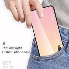 Gradient Color Glass Case, For Galaxy A70, For Galaxy M10, For Galaxy M30
