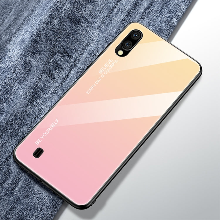 Gradient Color Glass Case, For Galaxy M10, For Galaxy M20, For Galaxy M30, For Galaxy Note 9