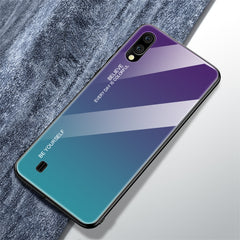 Gradient Color Glass Case, For Galaxy M10, For Galaxy M20, For Galaxy M30, For Galaxy Note 9