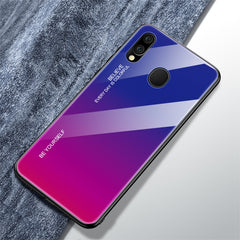 Gradient Color Glass Case, For Galaxy M10, For Galaxy M20, For Galaxy M30, For Galaxy Note 9