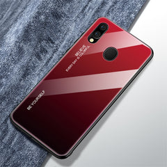 Gradient Color Glass Case, For Galaxy M10, For Galaxy M20, For Galaxy M30, For Galaxy Note 9