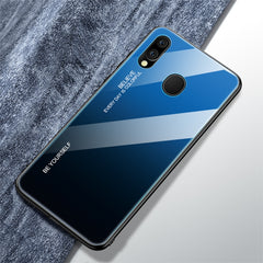 Gradient Color Glass Case, For Galaxy M10, For Galaxy M20, For Galaxy M30, For Galaxy Note 9