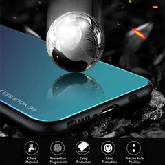 Gradient Color Glass Case, For Galaxy Note 9, For Galaxy S9, For Galaxy S10