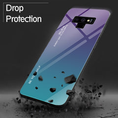 Gradient Color Glass Case, For Galaxy Note 9, For Galaxy S9, For Galaxy S10